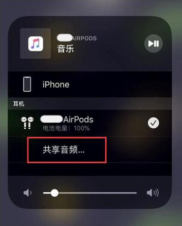 雄县苹果14音频维修点分享iPhone14音频共享设置方法 