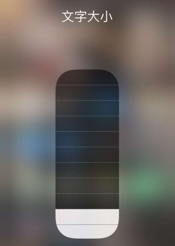雄县苹果手机维修分享小技巧：在 iPhone 控制中心快速调节字体大小 